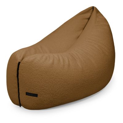 Fotoliu puf pentru copii maro cu tapiÈerie din ÈesÄturÄbouclÃ© Clip Clap 115 âSLOWDOWN