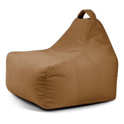 Fotoliu puf pentru copii maro cu tapiÈerie din ÈesÄturÄbouclÃ© Game Amuse âSLOWDOWN
