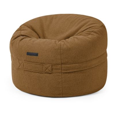 Fotoliu puf pentru copii maro cu tapiÈerie din ÈesÄturÄbouclÃ© Roll 80 âSLOWDOWN