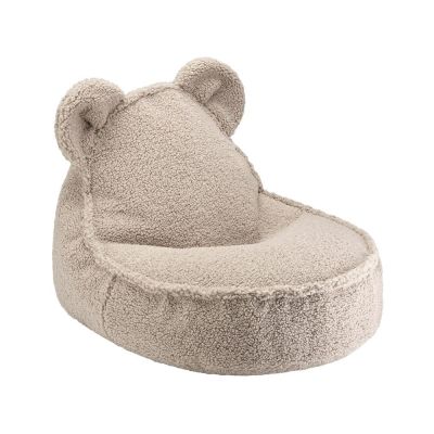 Fotoliu puf pentru copii maro deschis cu tapiÈerie din ÈesÄturÄbouclÃ© Bear âWigiwama