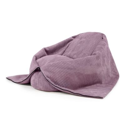 Fotoliu puf pentru copii mov cu tapiÈu009Berie din catifea reiatÄCocoon 100 âu0080SLOWDOWN