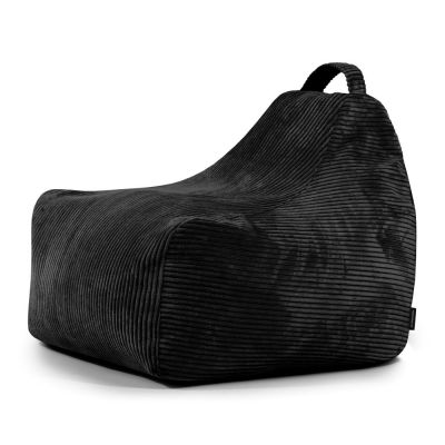 Fotoliu puf pentru copii negru cu tapiÈu009Berie din catifea reiatÄGame Amuse âu0080SLOWDOWN