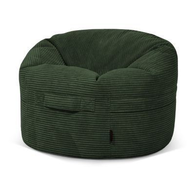 Fotoliu puf pentru copii verde cu tapiÈu009Berie din catifea reiatÄRoll 80 âu0080SLOWDOWN