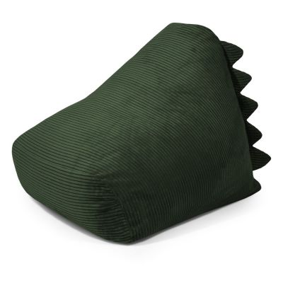 Fotoliu puf pentru copii verde cu tapiÈu009Berie din catifea reiatÄSnug 80 Dragon âu0080SLOWDOWN