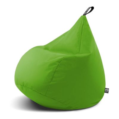 Fotoliu puf pentru copii verde Drop M âu0080So Soft?