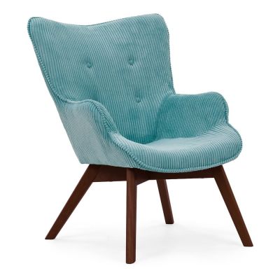 Fotoliu turcoaz cu tapiÈu009Berie din catifea reiatÄNiko âu0080Ropez