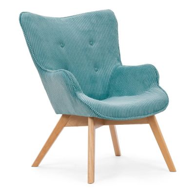 Fotoliu turcoaz cu tapiÈu009Berie din catifea reiatÄNiko âu0080Ropez