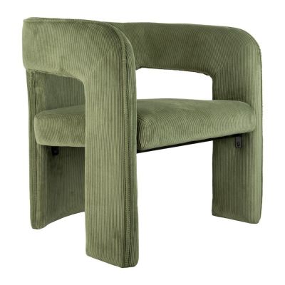 Fotoliu verde cu tapiÈu009Berie din catifea reiatÄVigor âu0080Leitmotiv