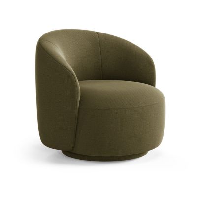 Fotoliu verde pivotant Letizia âu0080Micadoni