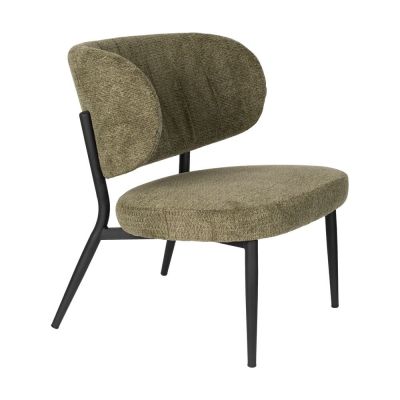 Fotoliu verde Sanne âu0080White Label