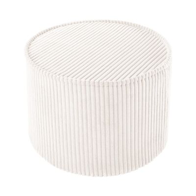 Puf de copii crem cu tapiÈu009Berie din catifea reiatÄâu0080Wigiwama