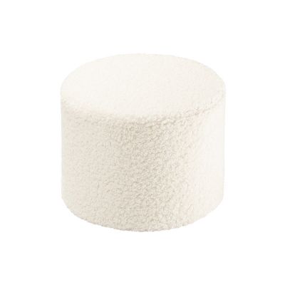 Puf de copii crem cu tapiÈu009Berie din Èu009BesÄu0083turÄbouclÃ© âu0080Wigiwama