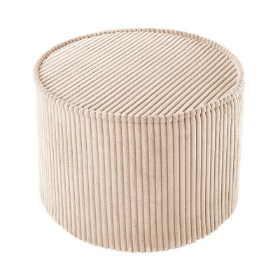 Puf de copii maro deschis cu tapiÈerie din catifea reiatÄâWigiwama