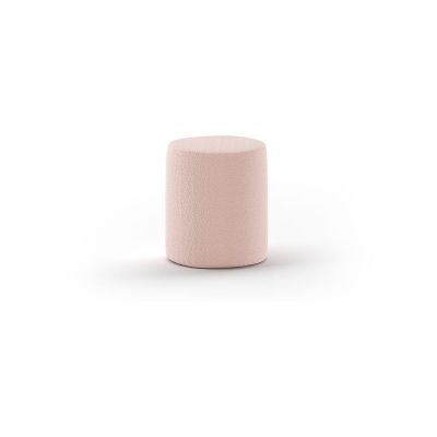 Puf de copii roz deschis cu tapiÈu009Berie din stofÄbouclÃ© MOON âu0080Vipack