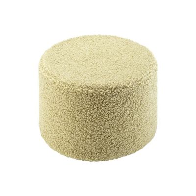 Puf de copii verde cu tapiÈu009Berie din Èu009BesÄu0083turÄbouclÃ© âu0080Wigiwama