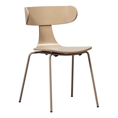 Scaun de dining Ã®n culoare naturalÄstivuibil cu aspect de lemn de frasin Form âu0080WOOOD