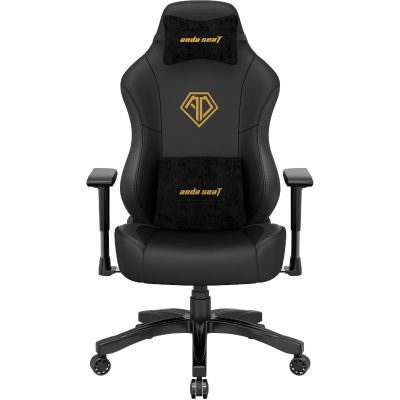 Scaun gaming Anda Seat Phantom 3 L Negru/Auriu