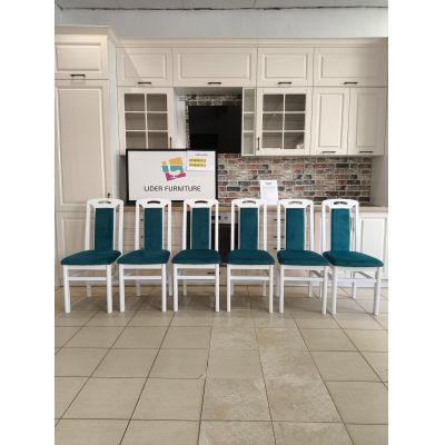 SET 6 SCAUNE COLOR TURCOAZ UN SET DISPONIBIL