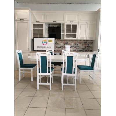 SET COLOR 108 MASA EXTENSIBILA 150/185CM + 6 SCAUNE