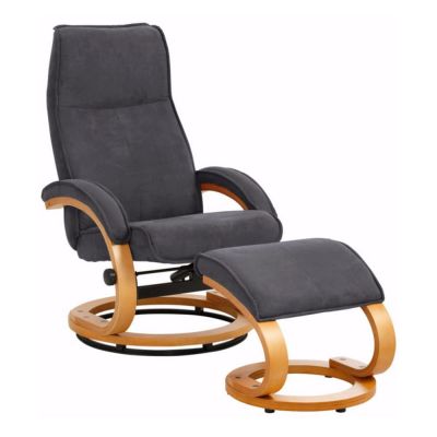 Set fotoliu Èu0099i taburet cu tapiÈu009Berie textilÄStÃ¸raa Rika, gri