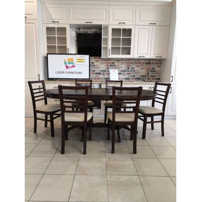 SET SWL 2 MASA EXTENSIBILA 150/185CM+ 6 SCAUNE