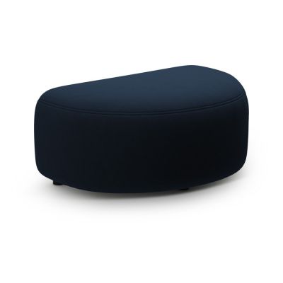 Taburet albastru cu tapiÈu009Berie din catifea Kate âu0080Micadoni