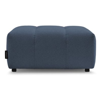 Taburet albastru cu tapiÈu009Berie din chenille Roxelane âu0080Bobochic Paris