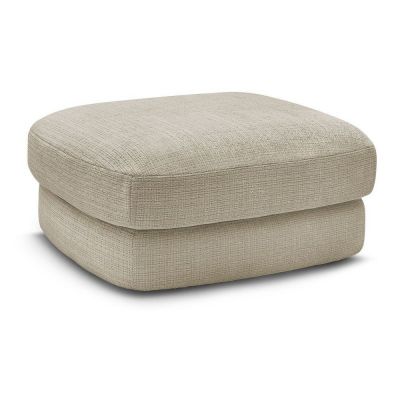 Taburet bej cu tapiÈu009Berie din chenille Leonore âu0080Bobochic Paris