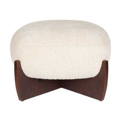 Taburet bej cu tapiÈu009Berie din Èu009BesÄu0083turÄbouclÃ© Emilius âu0080Dutchbone