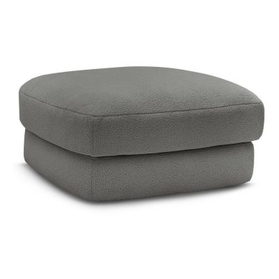 Taburet gri Ã®nchis cu tapiÈu009Berie din Èu009BesÄu0083turÄbouclÃ© Leonore âu0080Bobochic Paris