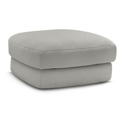 Taburet gri deschis cu tapiÈu009Berie din Èu009BesÄu0083turÄbouclÃ© Leonore âu0080Bobochic Paris