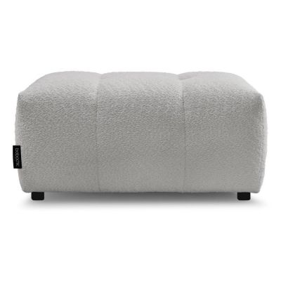 Taburet gri deschis cu tapiÈu009Berie din Èu009BesÄu0083turÄbouclÃ© Roxelane âu0080Bobochic Paris