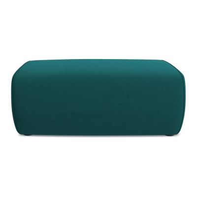 Taburet turcoaz cu tapiÈu009Berie din catifea Kapua âu0080Makamii