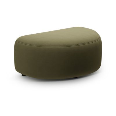 Taburet verde cu tapiÈu009Berie din catifea Kate âu0080Micadoni