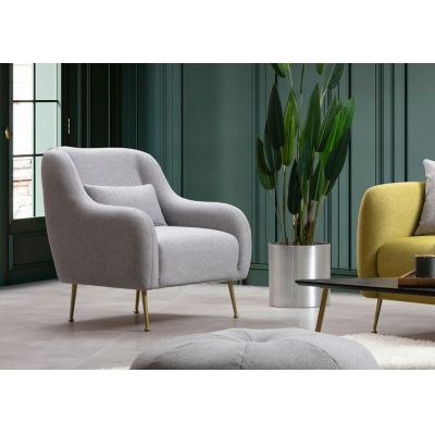 Fotoliu, Atelier del Sofa, 560ARE1705, Gri