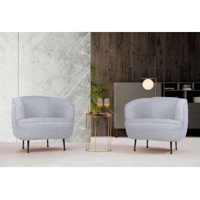 Fotoliu, Atelier del Sofa, 560ARE1719, Gri deschis