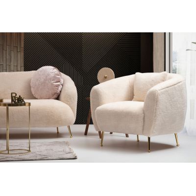 Fotoliu, Atelier del Sofa, 560ARE1730, Bej