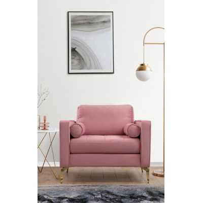 Fotoliu, Atelier del Sofa, 560ARE1746, Roz prafuit