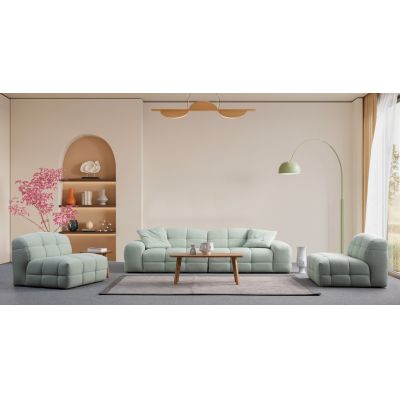 Fotoliu, Atelier del Sofa, 560ARE2938, Lemn de fag / PAL, Verde pal