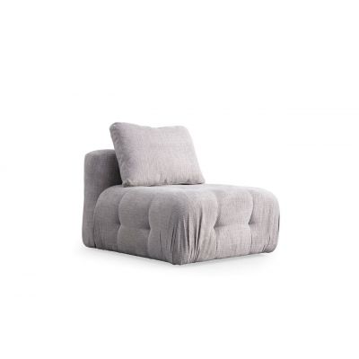 Fotoliu, Atelier del Sofa, 560ARE4126, Lemn de fag / PAL, Gri deschis