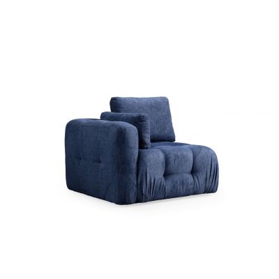 Fotoliu, Atelier del Sofa, 560ARE4131, Lemn de fag / PAL, Albastru navy