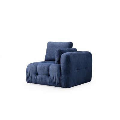 Fotoliu, Atelier del Sofa, 560ARE4132, Lemn de fag / PAL, Albastru navy