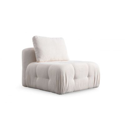 Fotoliu, Atelier del Sofa, 560ARE4147, Lemn de fag / PAL, Alb