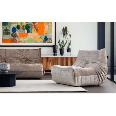 Fotoliu, Atelier del Sofa, 560ARE5225, PAL, Crem