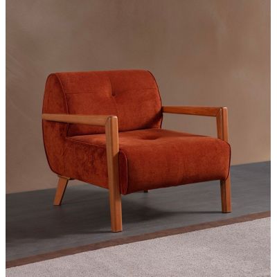 Fotoliu, Atelier del Sofa, 560ARE5271, Cadru: LEMN/PAL, Portocaliu