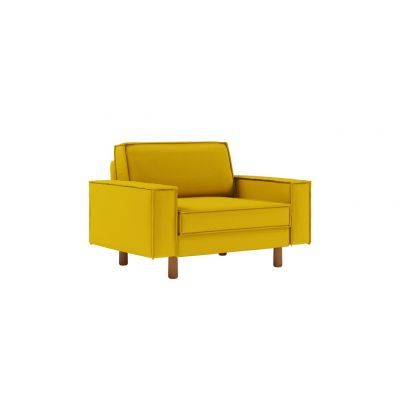 Fotoliu, Atelier del Sofa, 918CMF1211, Otel, Floarea-soarelui / Nuc