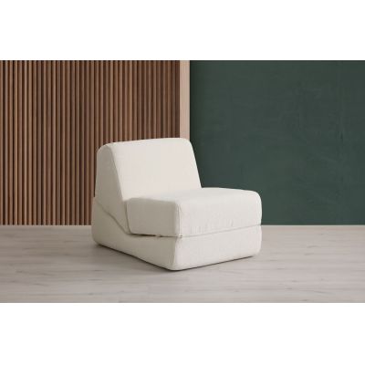 Fotoliu extensibil, Atelier del Sofa, 560ARE4177, Alb