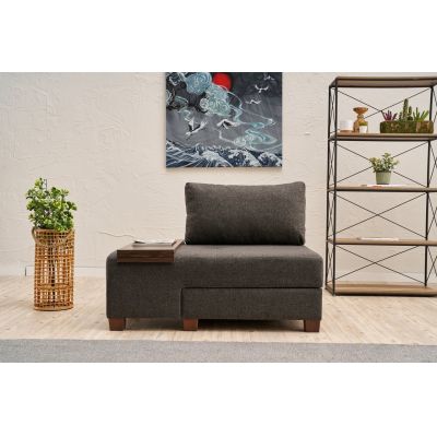Fotoliu extensibil, Atelier del Sofa, 825BLC4716, Antracit