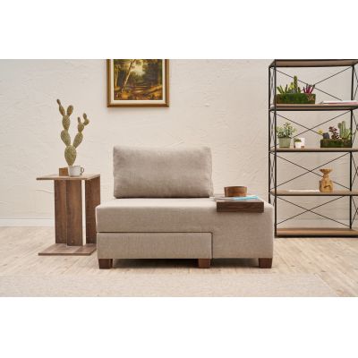 Fotoliu extensibil, Atelier del Sofa, 825BLC4717, Crem