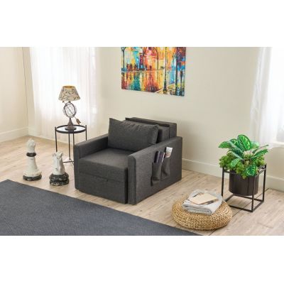 Fotoliu extensibil, Atelier del Sofa, 825BLC4733, Antracit